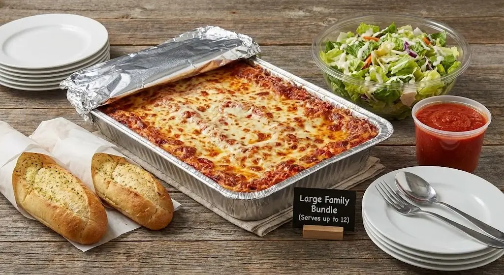 Large Family-Style Lasagna Bundle (Serves up to 12)